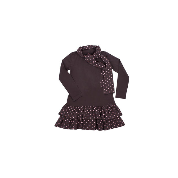Long Sleeve Scarf Dress