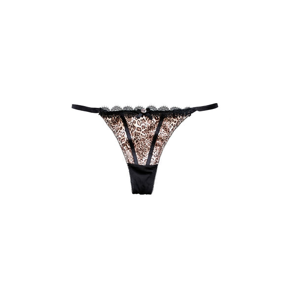 Leopard Thong
