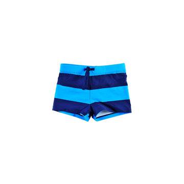 Pantalones cortos con cordón a rayas