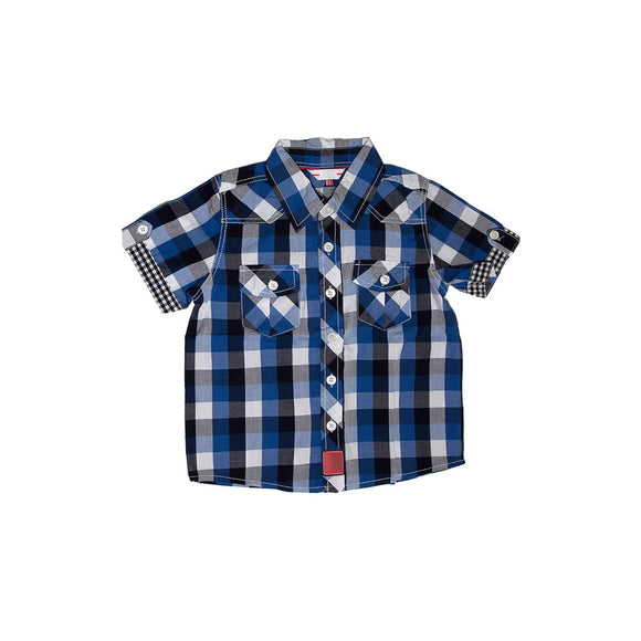 Bouton à manches courtes