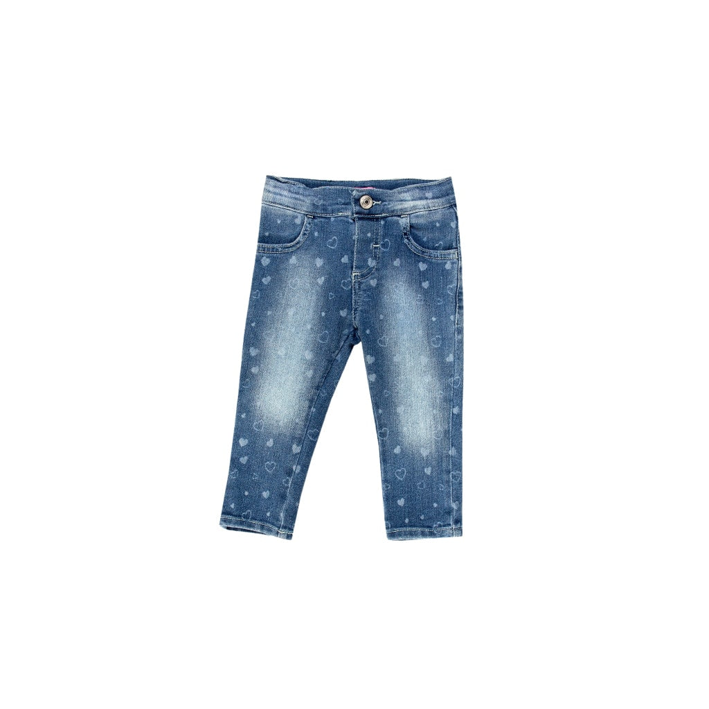 Jeans básicos desgastados