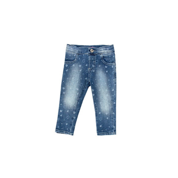 Jeans básicos desgastados