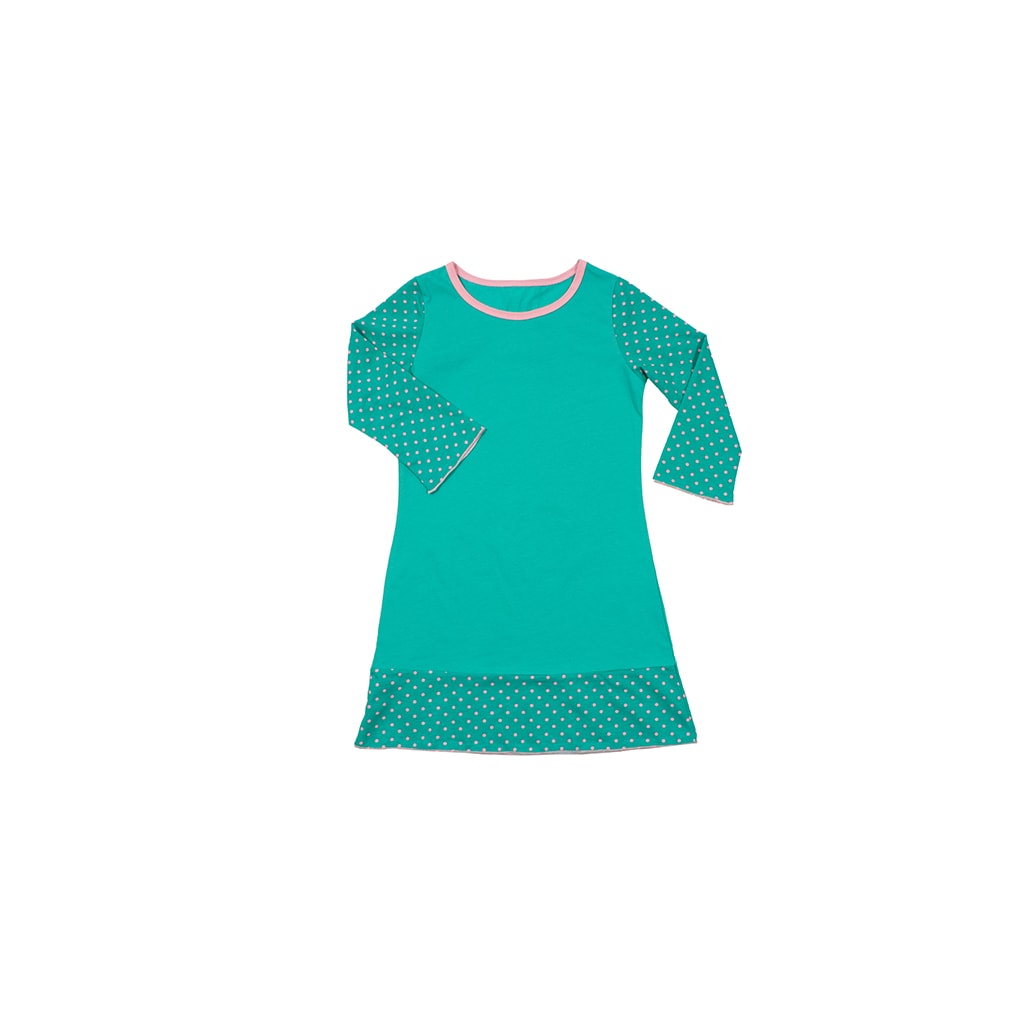 Vestido de manga larga con opciones