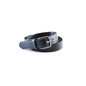 Blauer Ledergürtel