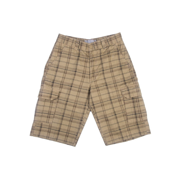 Pantalon court écossais marron