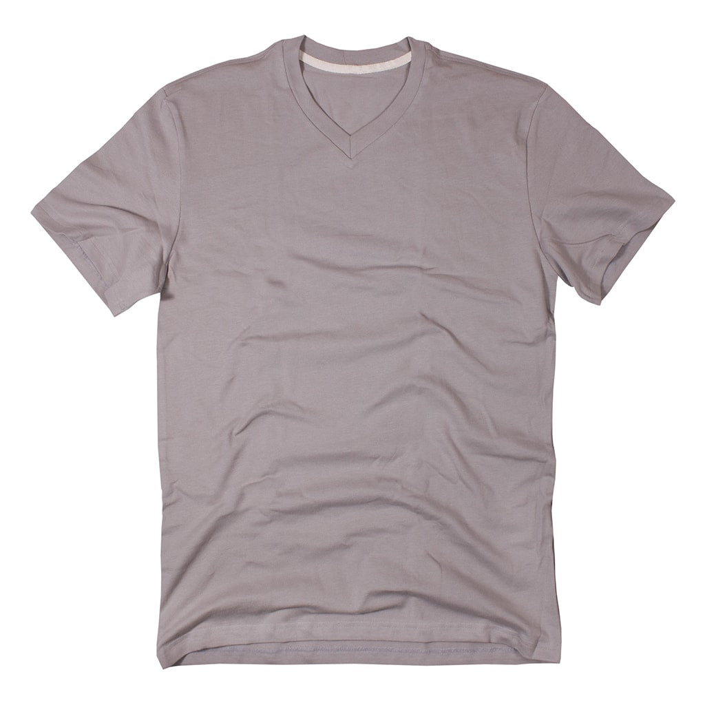 Buy grey Basic V-Neck