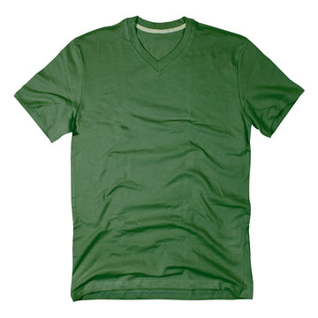 Comprar verde Cuello en V básico con opciones