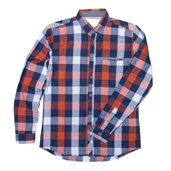 Bouton écossais rouge