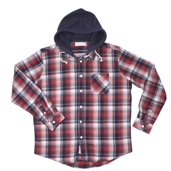 Sweat à capuche en flanelle