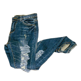 Jeans skinny sfilacciati