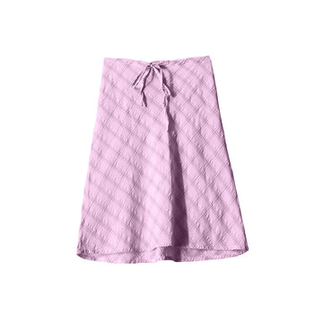 Falda de corbata casual con opciones - 0