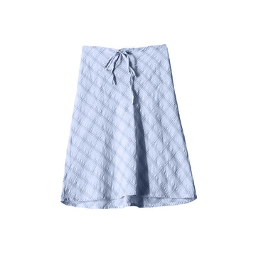 Comprar azul Falda de corbata casual con opciones