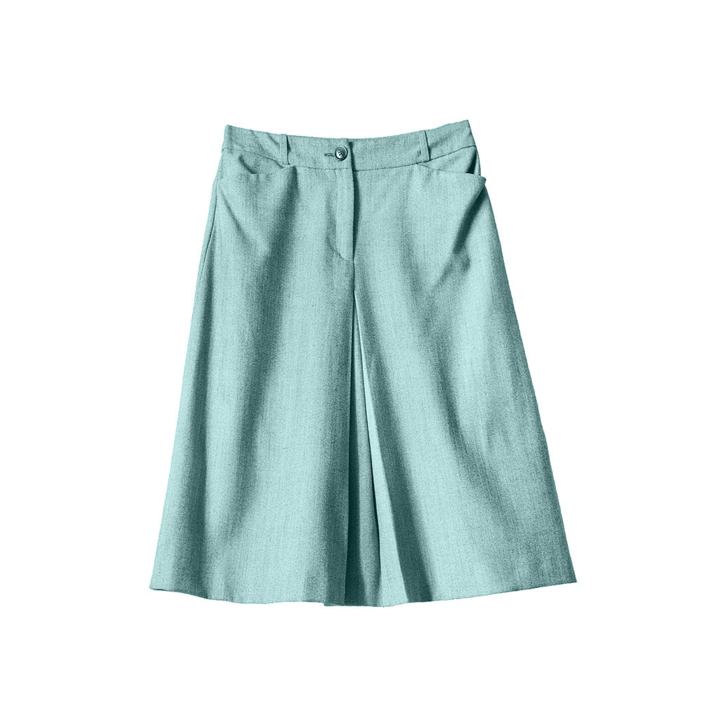 Plain Front Skirt - 0