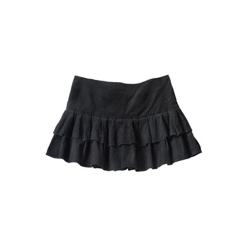 Falda con volantes