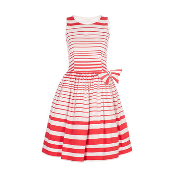 Vestido a rayas retro
