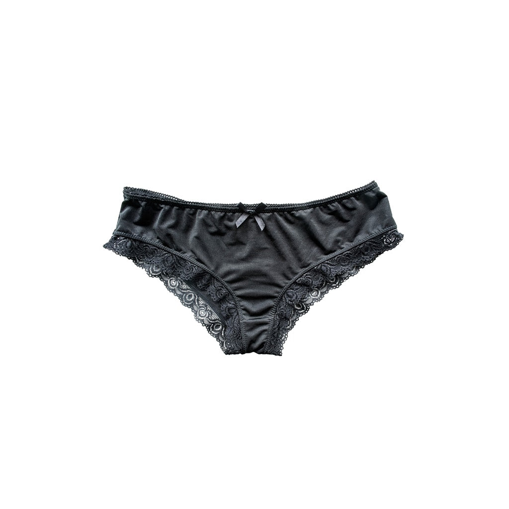 Hiphuggers in pizzo nero