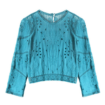 Blusa de encaje