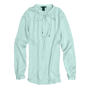 Kaufen blau Bequeme Baumwollbluse mit Optionen