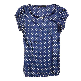 بلوزة بولكا دوت